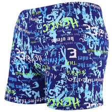 Printed Adult Swimming Trunks Men's Plus Size Boxer Beach Shorts