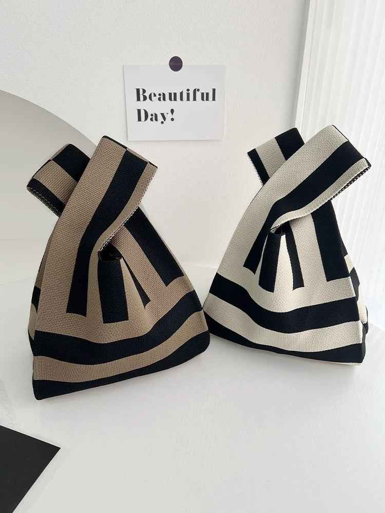 Fashionable Trendy And Personalized Knit Tote Bag