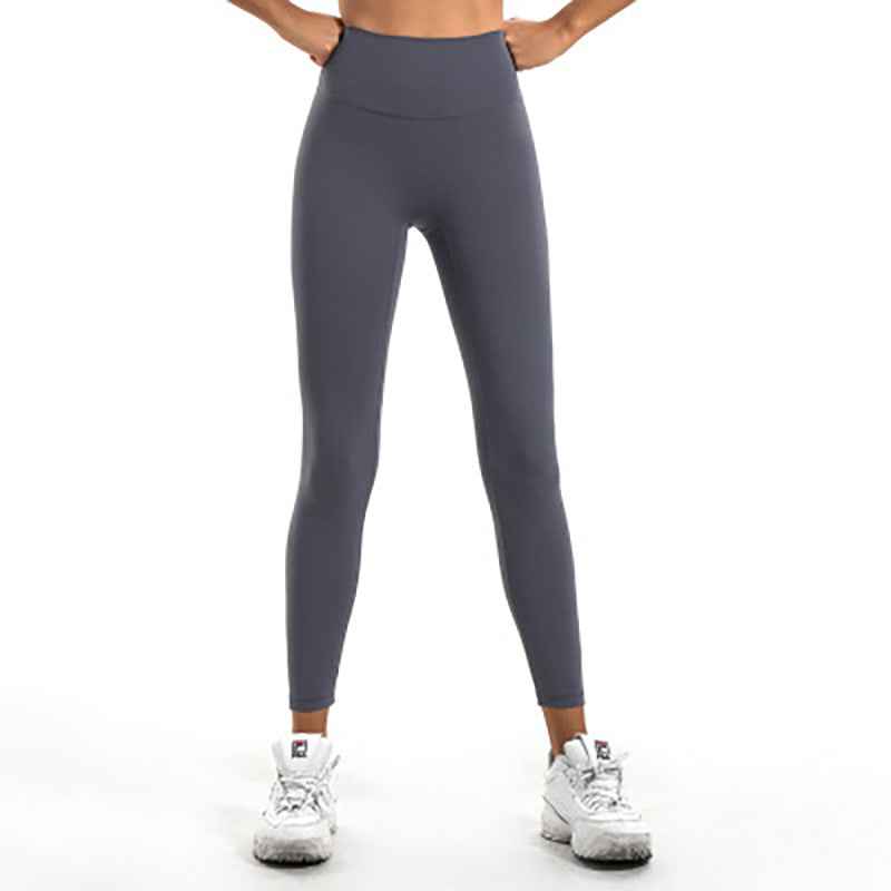 Yoga pants women's high waist hip elastic fitness nine-point pants