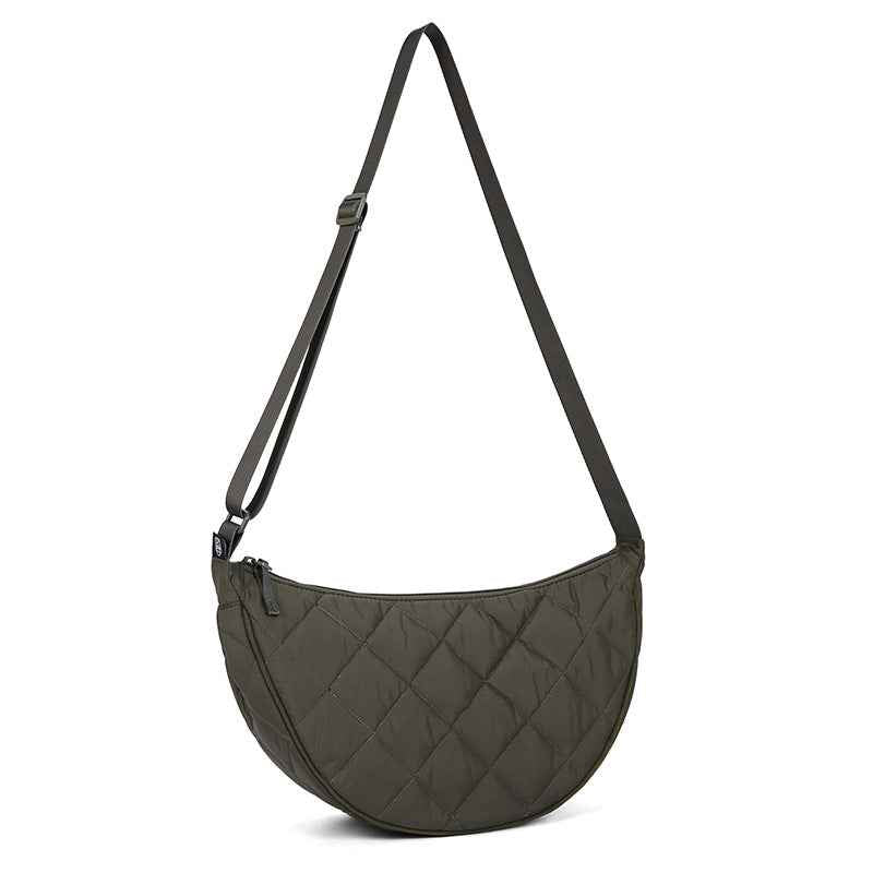 Womens High-Capacity Nylon Shoulder Crossbody Bag