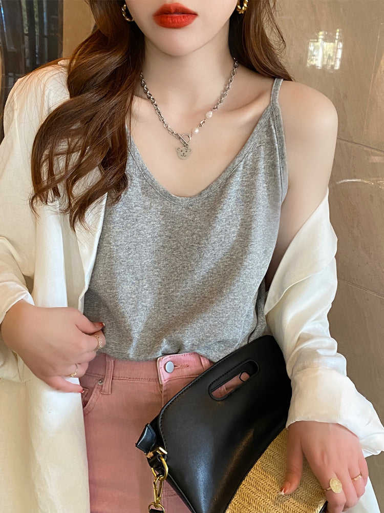 Strap Vest Women's Summer Outerwear White Base Layer by Mirlaine Univers Strap Vest Women's Summer Outerwear White Base Layer Mirlaine Univers strap-vest-womens-summer-outerwear-white-base-layer 0 Strap Vest Women's Summer Outerwear White Base Layer Mirlaine Univers Strap Vest Women's Summer Outerwear White Base Layer