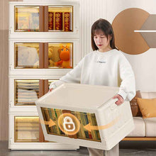 Installation Free Plastic Storage Box Transparent Folding And Foldable