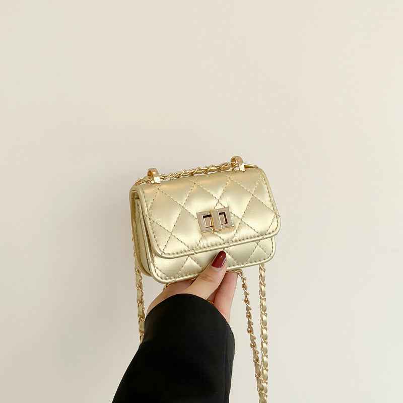 Fashionable Lock-Clasp Chain All-Match Crossbody Bag For Women