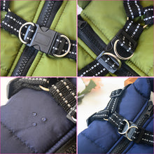 Waterproof Dog Clothes Winter Dog Coat With Harness Warm Pet Clothing Big Dog Jacket Chihuahua Labrador Coat Costume by Mirlaine Univers