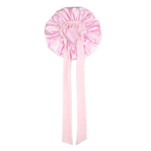 Single Layer Ribbon Round Cap Bow Artificial Silk
