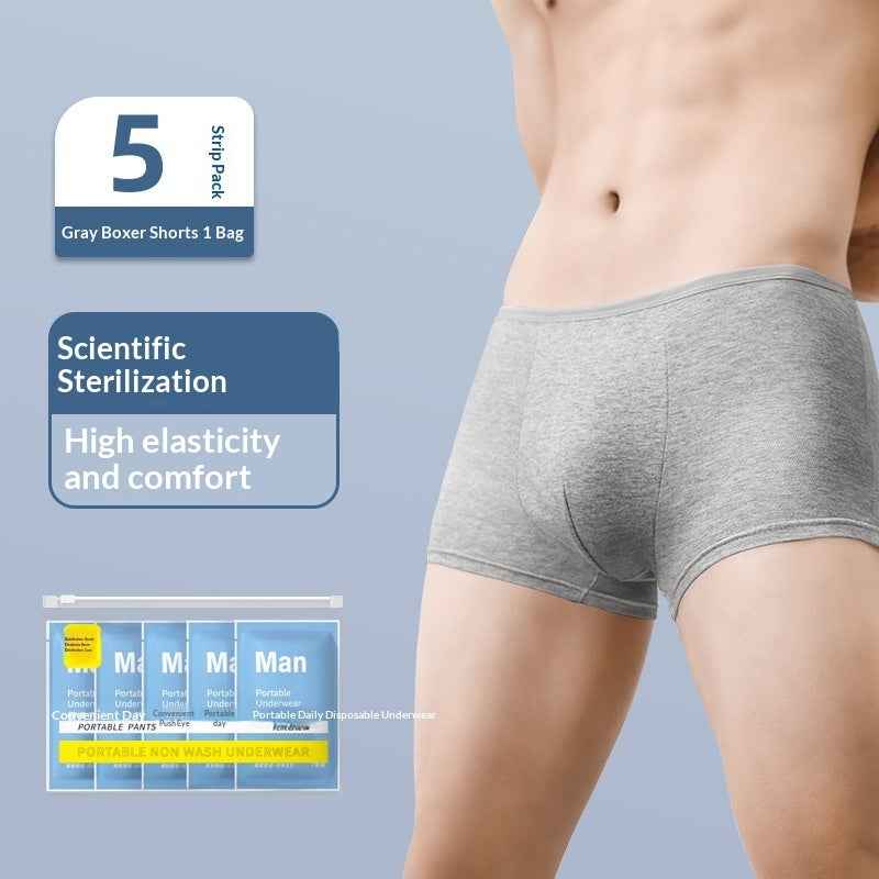 Disposable Travel Boxer-style Daily-use Briefs
