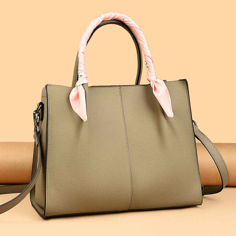 Leather Fashionable Crossbody Tote Bag For Women
