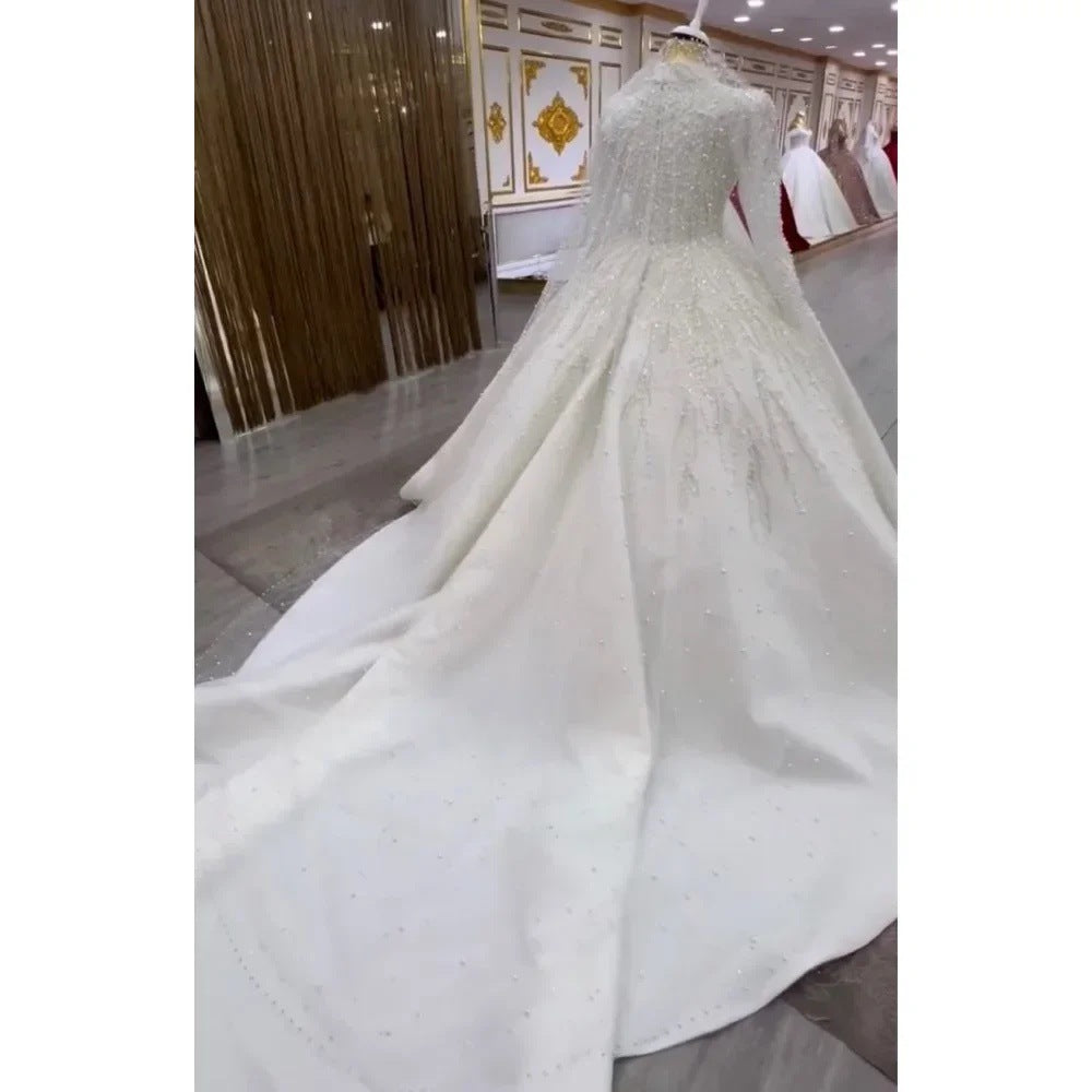 Bride Owner Wedding Dress Trailing Wedding Pettiskirt by Mirlaine Univers