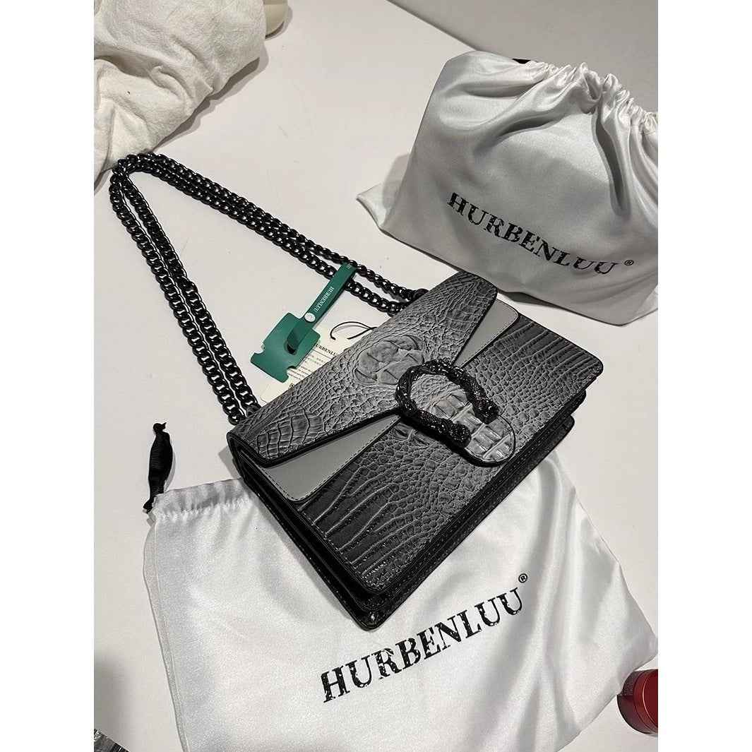 High-fashion Underarm Light-luxury Crossbody And Shoulder New Design Small Square Bag