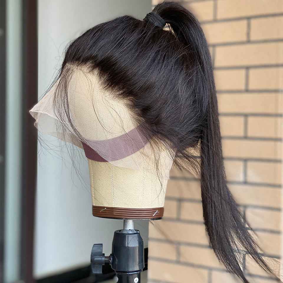 360 Lace Frontal Human Hair Wigs Full Head Wig Real Hair Front Lace