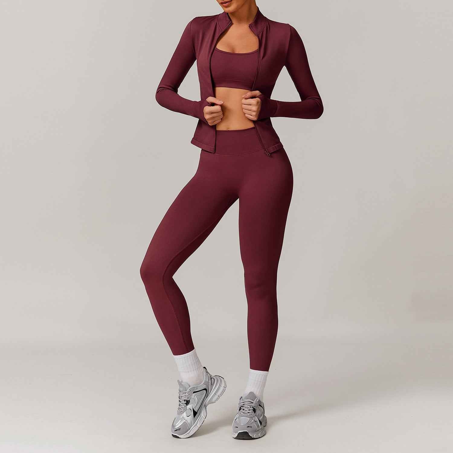 Seamless Beauty Back Yoga Suit Running Quick-drying Tight Workout Clothes