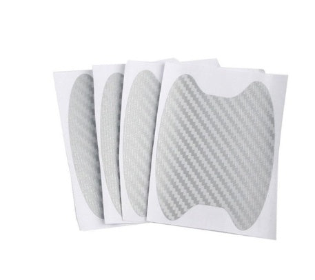 4pcs Set Of Door Stickers Carbon Fiber Scratch-resistant Car Handle Stickers by Mirlaine Univers