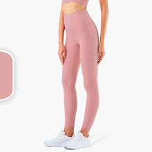 Nude Yoga Pants High Waist Peach Hips Comprehensive Training Fitness Pants Women