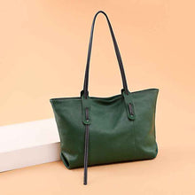 European And American Casual Top Layer Cowhide Handbag
