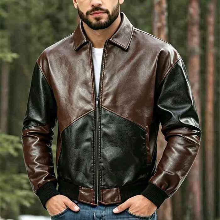 3D High-Street Fashion Simple Loose-Fit American-Style Retro Jacket EU Size