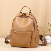Stylish And Versatile Womens First-Layer Cowhide Backpack