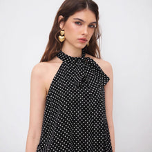 Round-neck Polka-dot Sleeveless Tie-neck Top by Mirlaine Univers Round-neck Polka-dot Sleeveless Tie-neck Top Mirlaine Univers round-neck-polka-dot-sleeveless-tie-neck-top 0 Round-neck Polka-dot Sleeveless Tie-neck Top Mirlaine Univers Round-neck Polka-dot Sleeveless Tie-neck Top