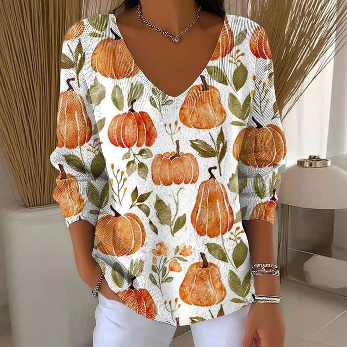Long Sleeve Sweater Autumn And Winter Printing Fashion Loose Cool Sweaters Women's Clothing