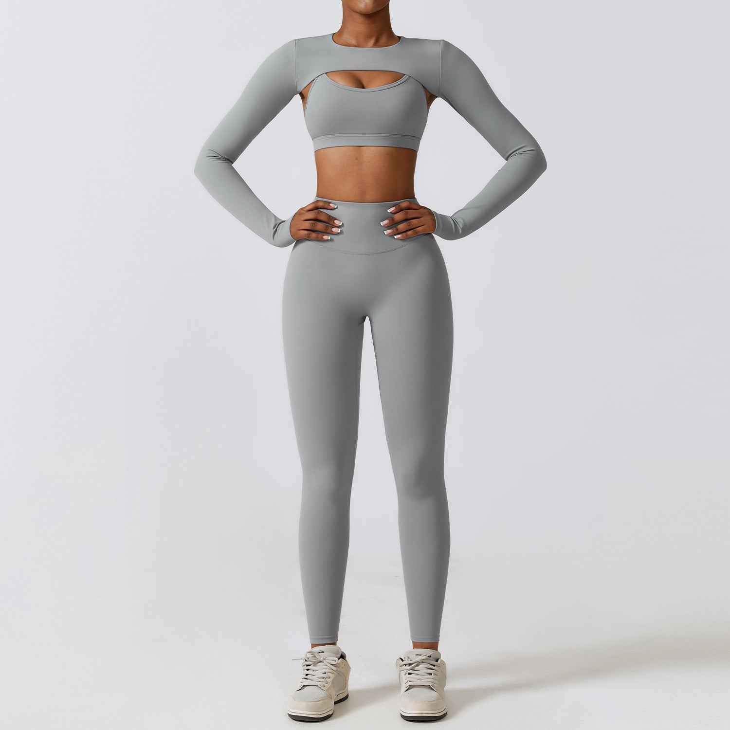 Skinny Yoga Clothes Nude Feel Quick-drying Sports Suit