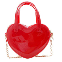 Fashionable Jelly Heart Mini Shoulder Crossbody Bag For Women