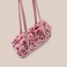 Womens Versatile Furry Shoulder Tote Bag