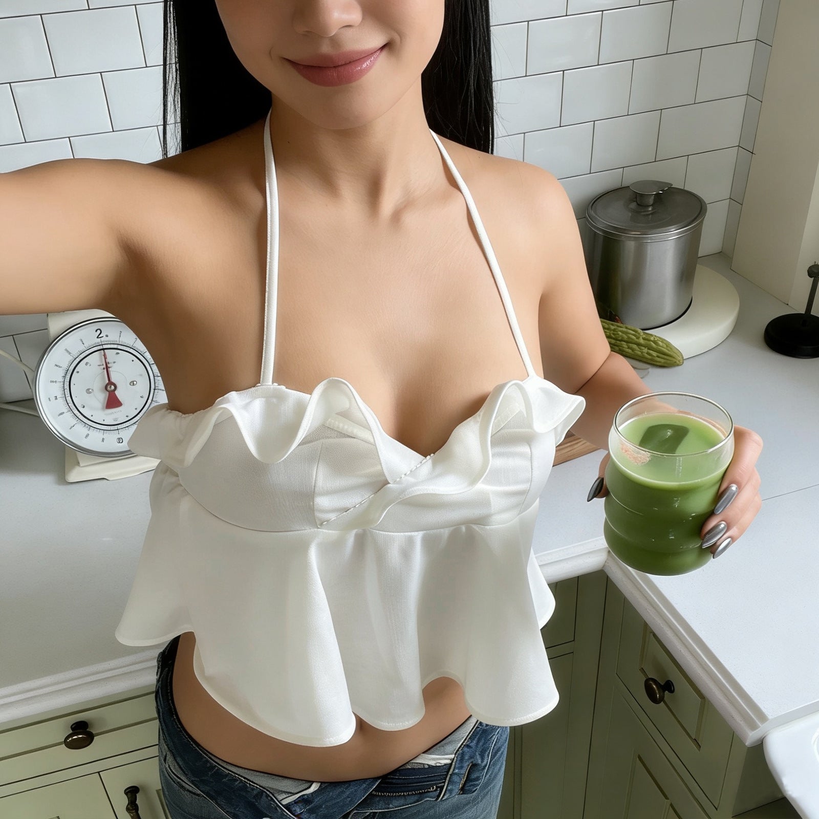 Neck-hanging Midriff-baring Tank Top For Women by Mirlaine Univers Neck-hanging Midriff-baring Tank Top For Women Mirlaine Univers neck-hanging-midriff-baring-tank-top-for-women 0 Neck-hanging Midriff-baring Tank Top For Women Mirlaine Univers Neck-hanging Midriff-baring Tank Top For Women