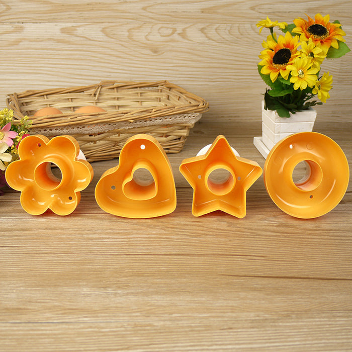 Baking Tools Heart Flower Star Round Donut Mold Press