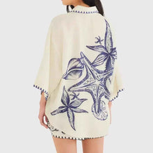Fashion Linen Leisure All-matching Shirt Cardigan Shorts