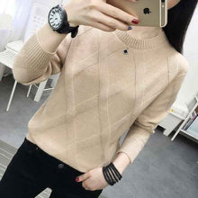 Autumn And Winter Sweaters Women's Pullover Bottoming Shirt Loose Bottoming Top Knitwear