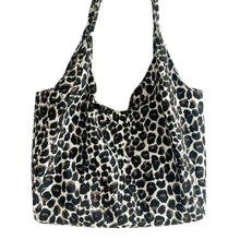 High-End Leopard-Print Design Tote Bag Large-Capacity Casual Shoulder Bag