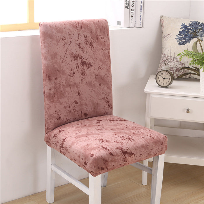 Housse de chaise élastique motif encre éclaboussée tout compris monobloc