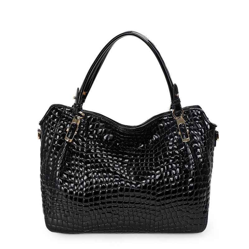 Womens Large Genuine Leather Casual Tote Bag