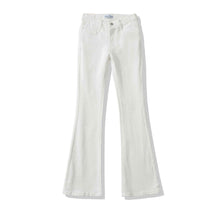 Womens Stylish Slim-fit Distressed Flared Jeans