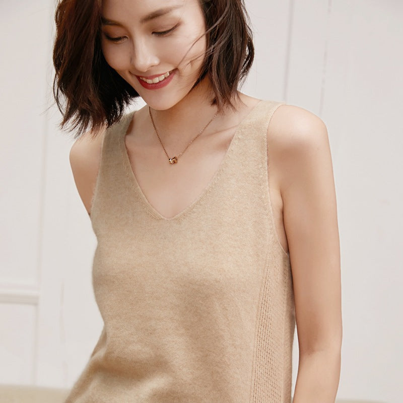 Women's V-Neck Slip Classic Solid Color Pullover by Mirlaine Univers Women's V-Neck Slip Classic Solid Color Pullover Mirlaine Univers womens-v-neck-slip-classic-solid-color-pullover 0 Women's V-Neck Slip Classic Solid Color Pullover Mirlaine Univers Women's V-Neck Slip Classic Solid Color Pullover