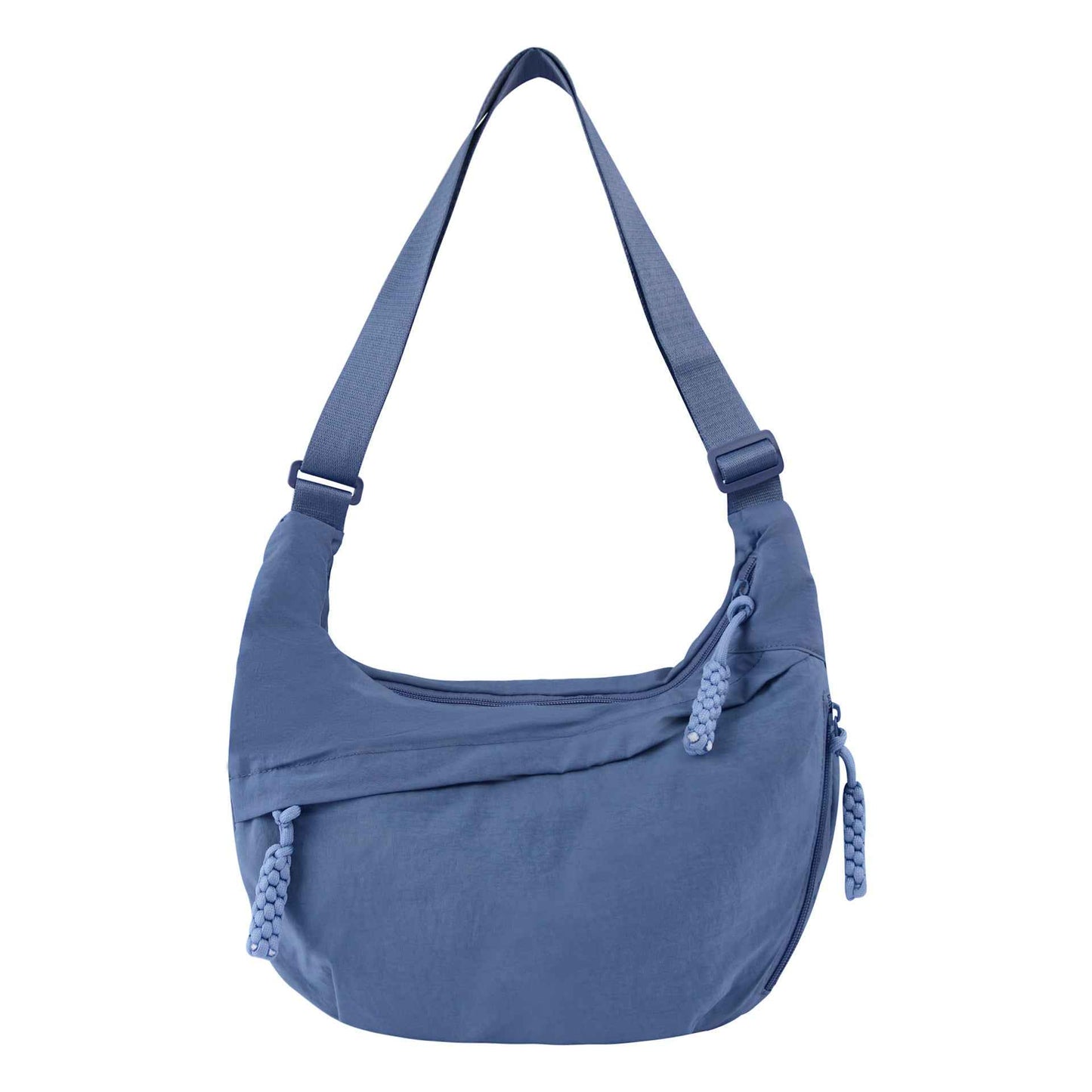 Womens Simple High-Capacity Nylon Crossbody Bag