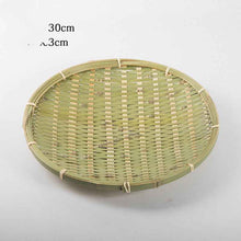Hand-woven Mini Fruit Basket Grid Small Bamboo Basket Fruit Basket Small Basket