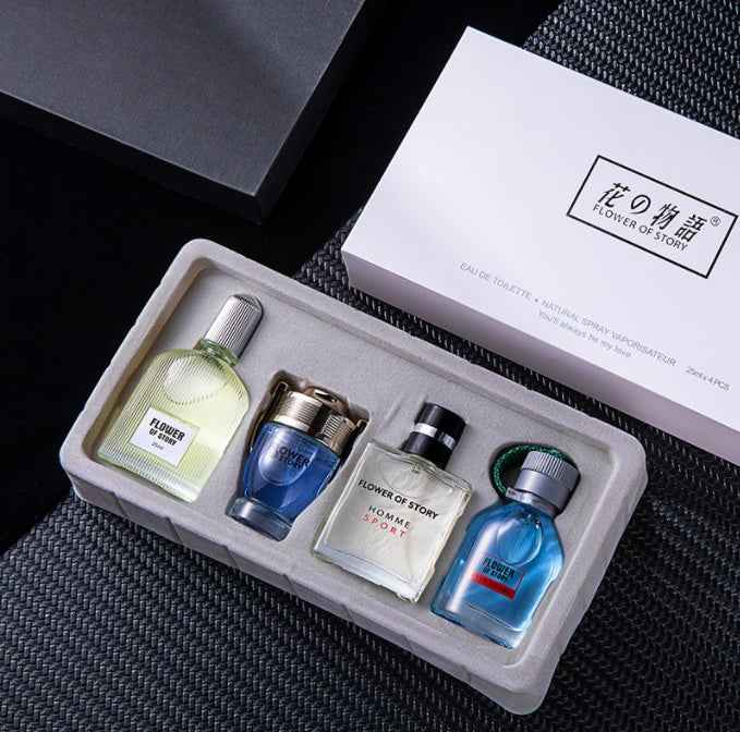 Un ensemble de parfums pour hommes avec un sillage durable