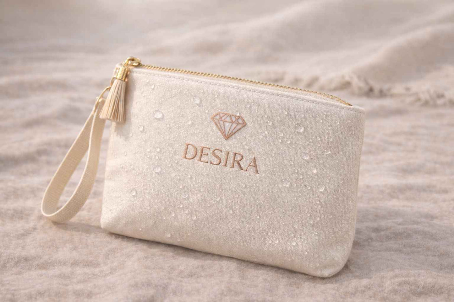 Color-printed Cotton Storage Bag With Zipper