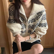 Knitted Cardigan Christmas Vintage Sweater