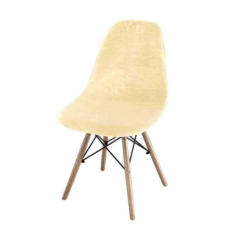 Velvet Solid Color Shell Eames Chair Cover