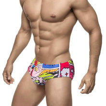 Men's Swim Briefs Pop Style Swimming Trunks Hot Spring Beach Swimsuit