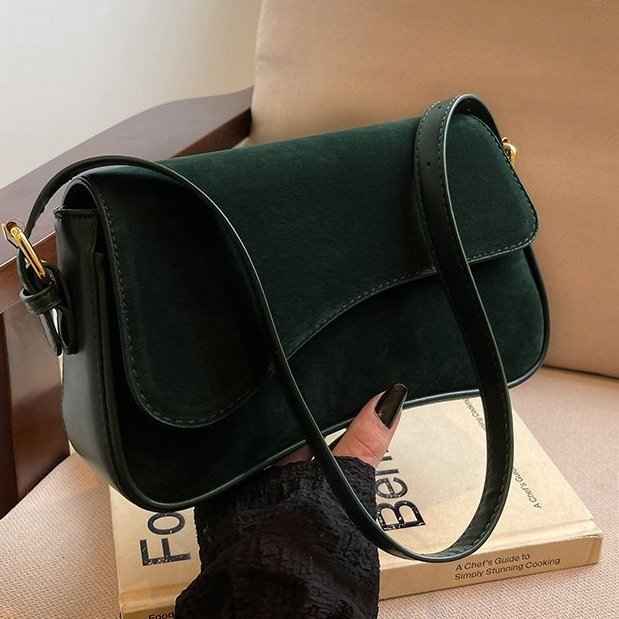 Retro Matte Shoulder Bag For Women