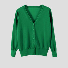 Women's Slim-fit SpringAutumn Plus-size Knitted Cardigan