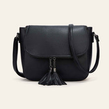 European And American-style Fashionable Flip-top Saddle Bag With Tassels