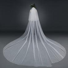 Bridal Wedding Veil Widened Tail by Mirlaine Univers