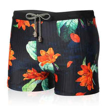 Men's Hot Spring Camouflage Boxer Swimming Trunks