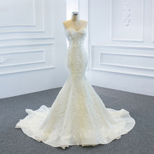 The Wedding Dress Wears Two Fishtail Tail Tube Tops, The Temperament Is Thin And Dreamy by Mirlaine Univers