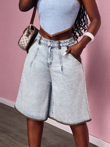 Women's Contrasting Flared Cropped Jeans