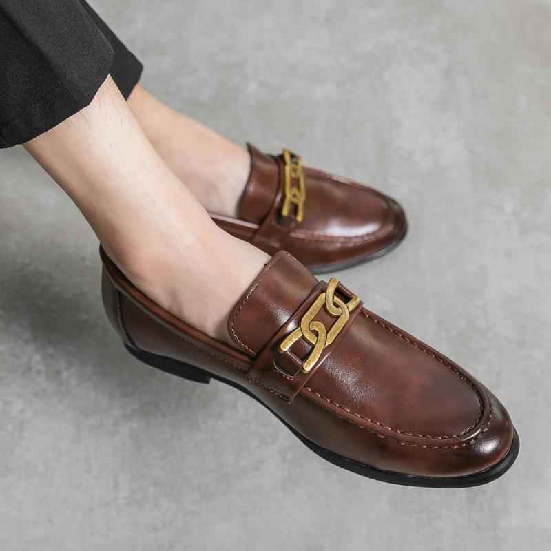 Men's British-style Business Formal Casual Leather Shoes