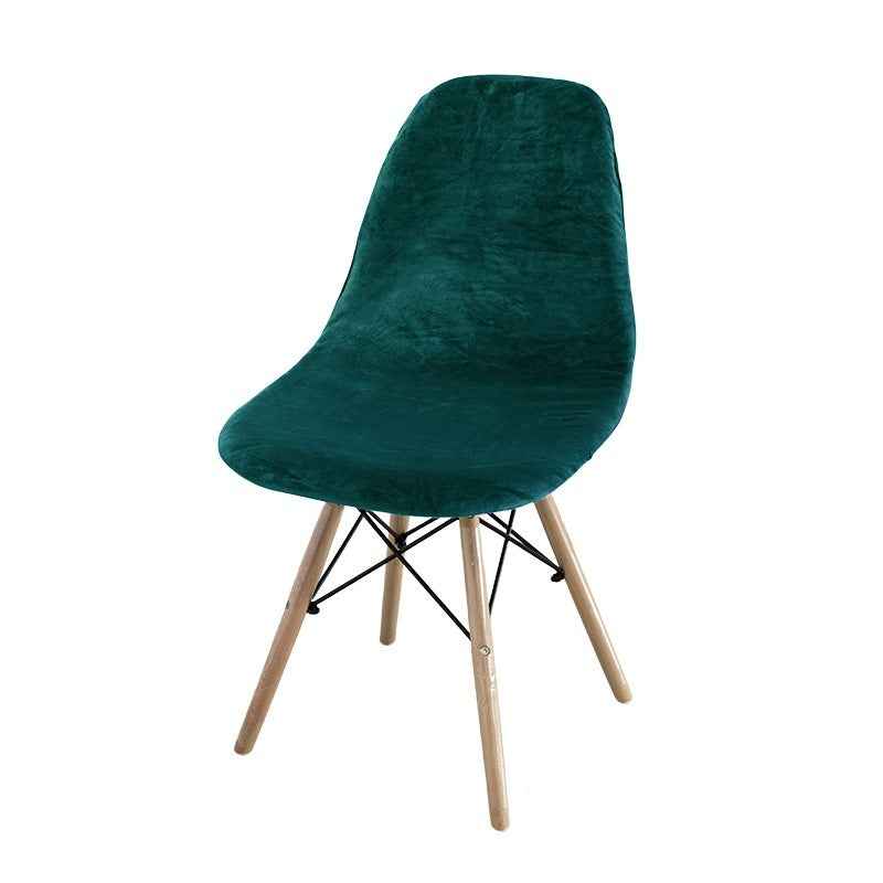 Velvet Solid Color Shell Eames Chair Cover